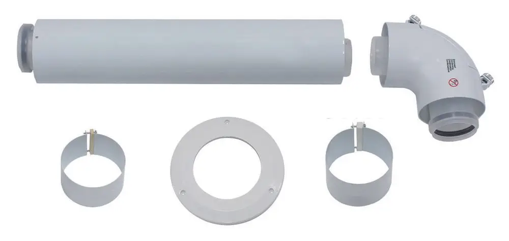 Vaillant-Basis-Anschluss-Set-60-100-PP-an-Ueberdruckgassystem-DN-100-0020014989 gallery number 1